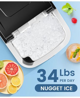 Nugget Ice Maker Countertop with Soft Chewable, Home / Kitchen & Dining