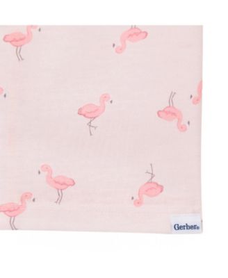 Baby Girls 2-Piece Button Up Pajama Shorts Set