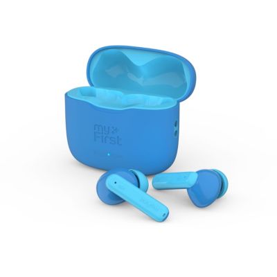 85dB Volume Limit, Built-in Mic, 6 Ear Tips, Anti-Lost Strap Easy Pairing, Gift for Kids 4-15 CareBuds Kids Wireless Earbuds