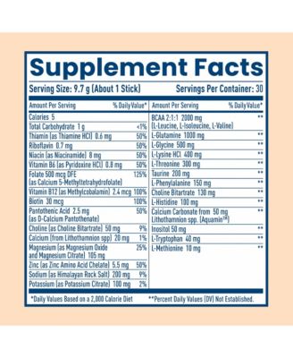 Native Hydrate Stick Packs, Sugar Free Electrolytes Powder with BCAAs, Tangerine Hydration, Keto & Paleo Friendly, 30 Servings