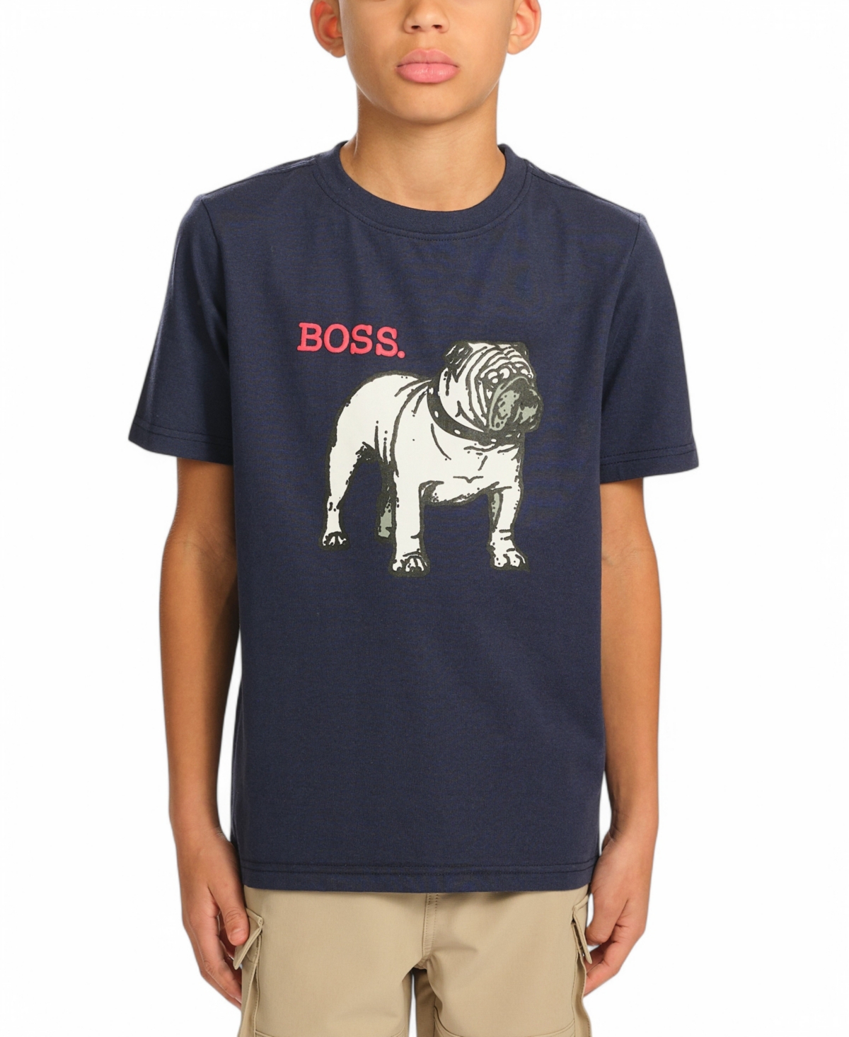 Sovereign Code Big Boys Short Sleeve T-shirt In Naval Academy