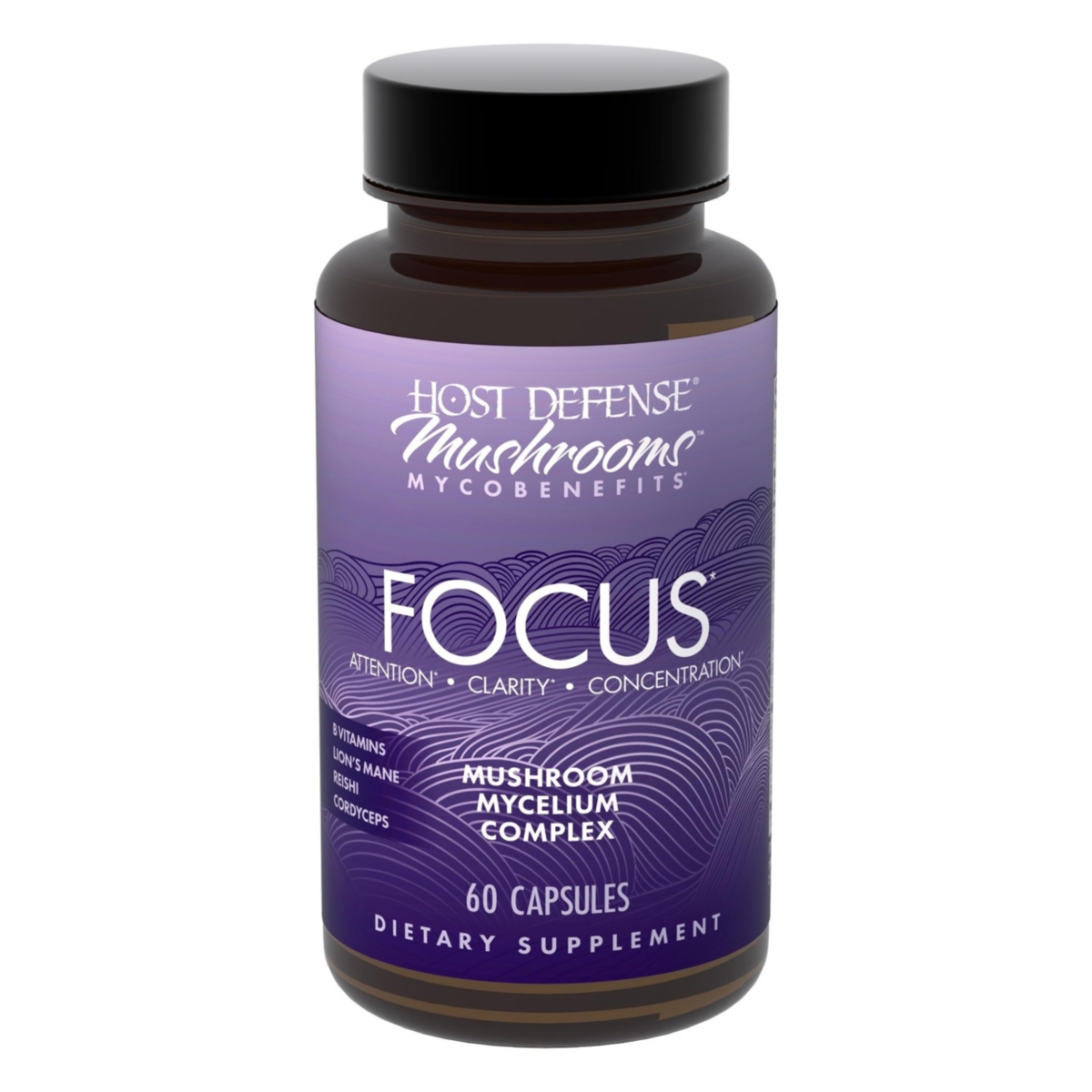 MycoBenefits Focus Capsules - 60 Capsules (30 Servings)