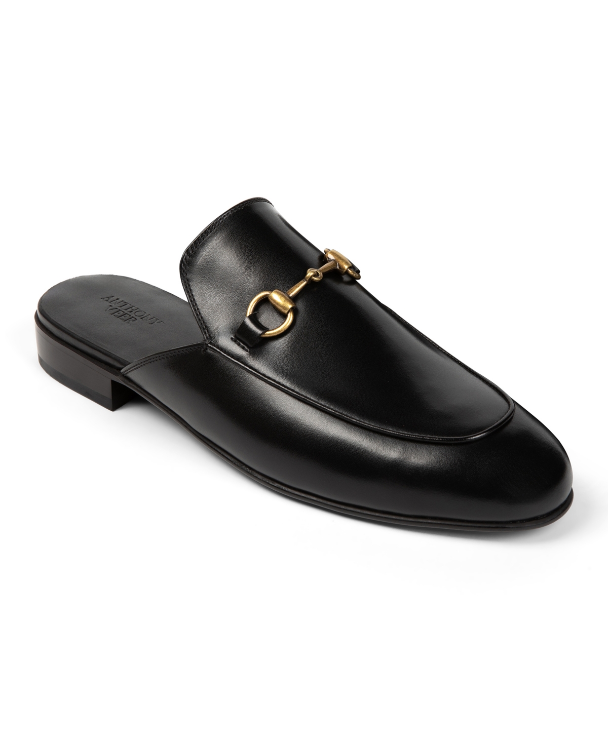 Anthony Veer Milano Horsebit Mule In Black