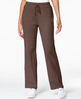 Karen Scott - Petite Drawstring Wide-Leg Active Pants
