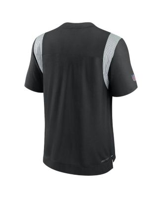 Men's Black New York Jets Sideline Tonal Logo Performance Player T-Shirt