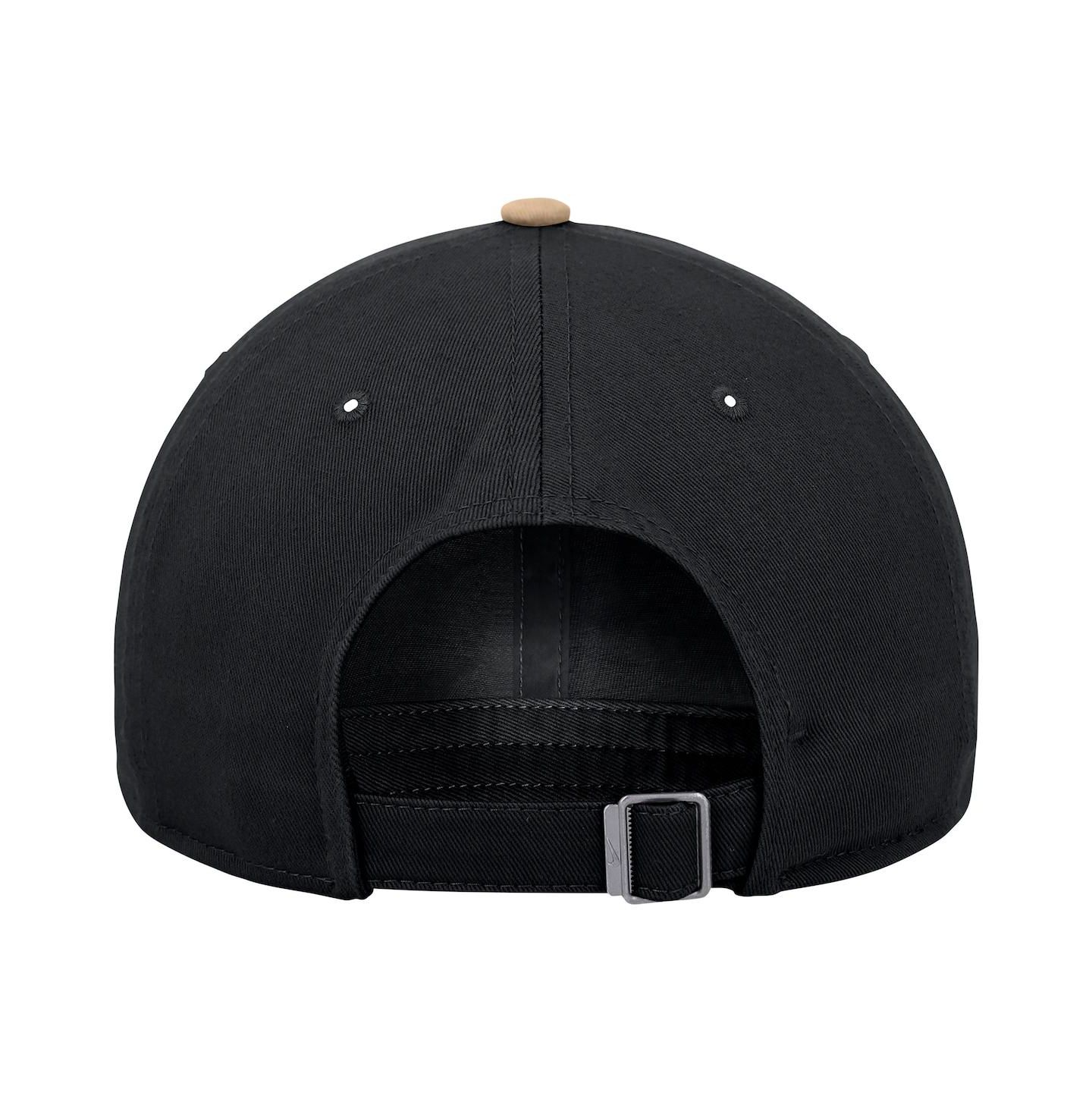 Мужская кепка Nike Black Wake Forest Demon Deacons Color Block Club Adjustable Hat — фото 2