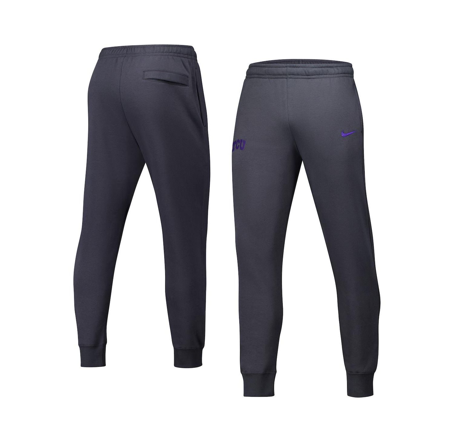 Men's Anthracite TCU Horned Frogs Club Fleece Pants