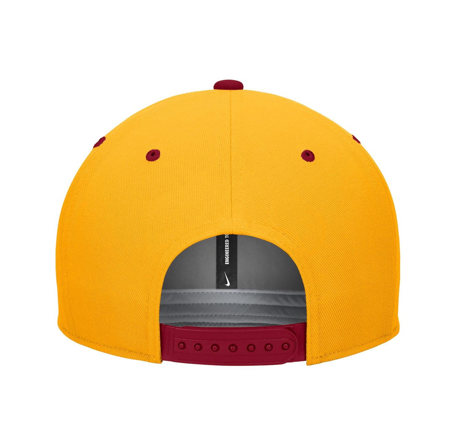 Men's White/Gold Iowa State Cyclones Pro Performance Snapback Hat