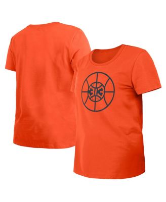 New Era - Women's Orange Detroit Pistons 2023/24 City Edition T-Shirt