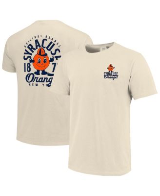 Men's Cream Syracuse Orange Comfort Colors Mascot Overlay T-Shirt