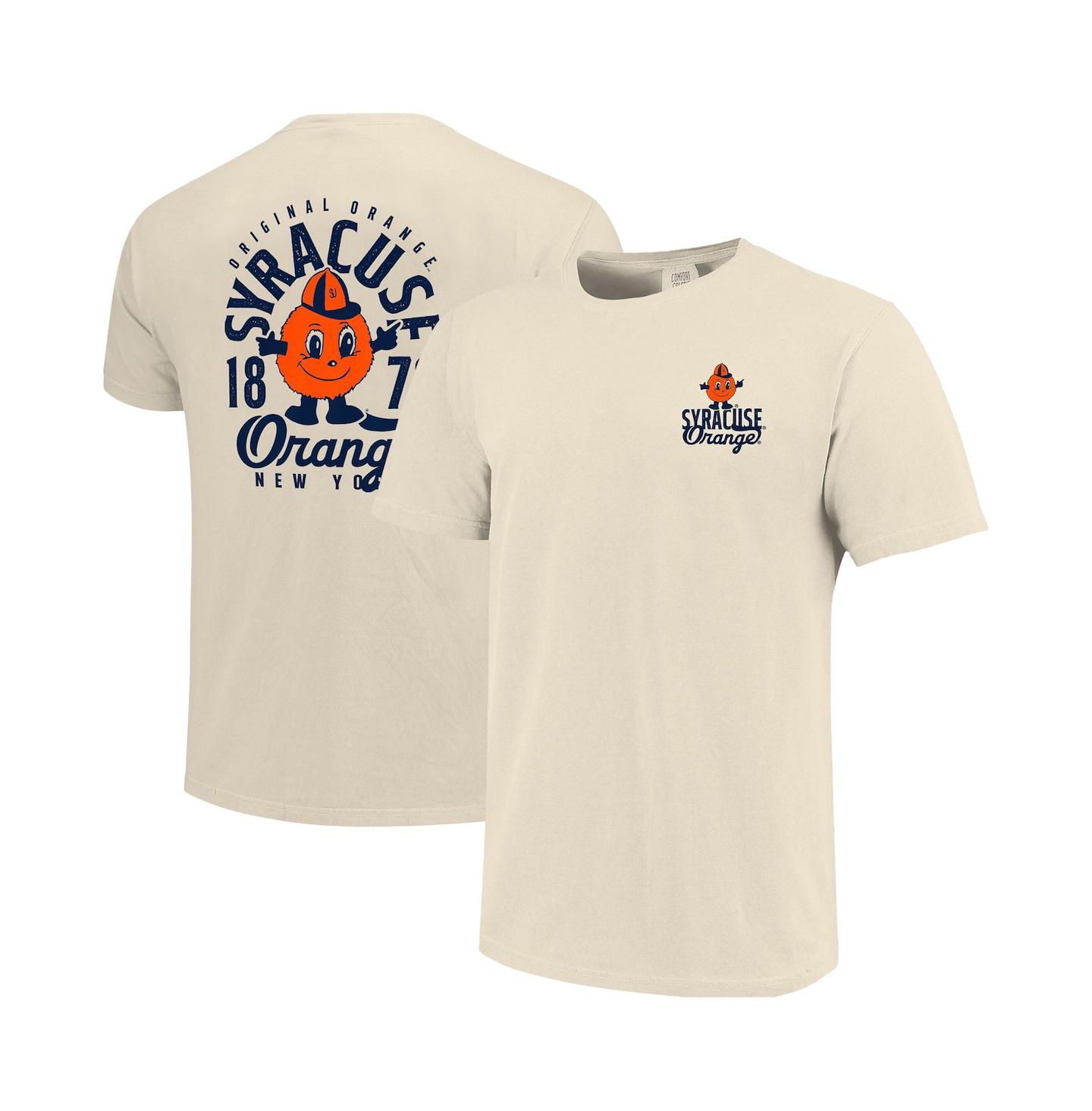 Мужская футболка Image One Cream Syracuse Orange Comfort Colors Mascot Overlay — фото 1