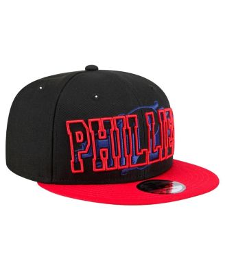 Men's Black Philadelphia Phillies Splatter 9Fifty Snapback Hat