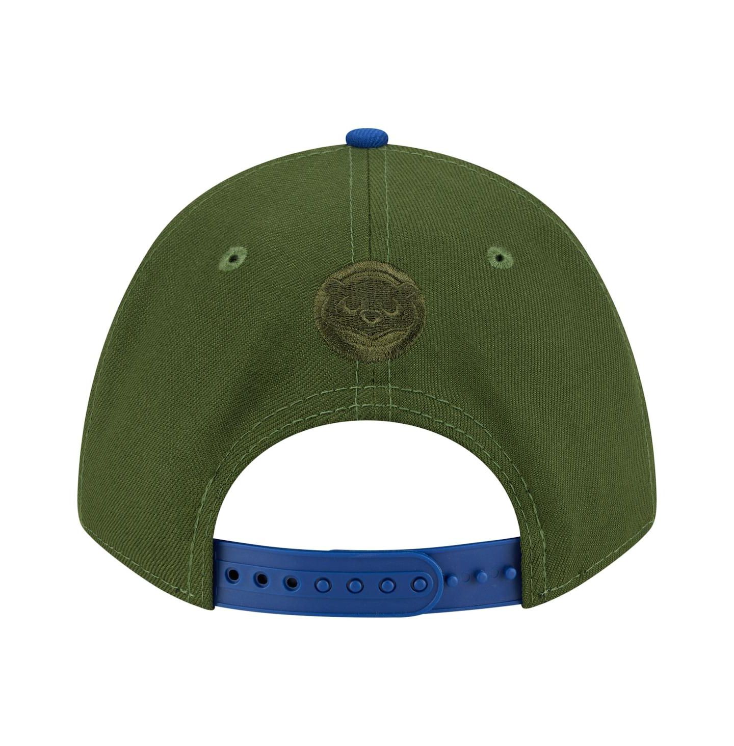 Мужская кепка New Era Dark Green Chicago Cubs City Feature 9Forty A-Frame Adjustable Hat — фото 4