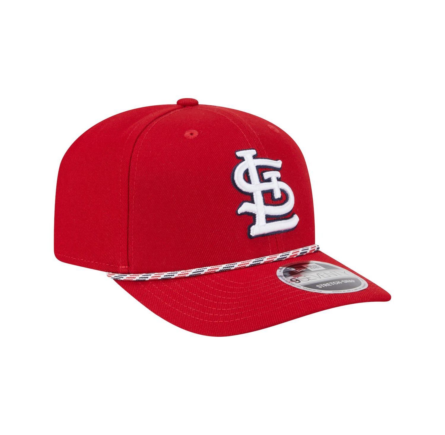 Men's Red St. Louis Cardinals Multi-Rope 9Seventy Stretch-Snap Hat