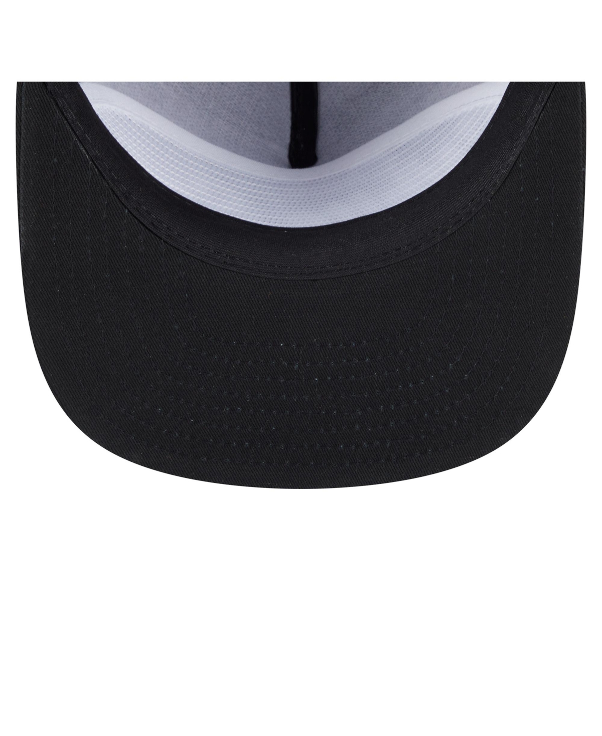 NEW ERA MEN'S BLACK CHICAGO WHITE SOX TEAM TEXT GOLFER SNAPBACK HAT 