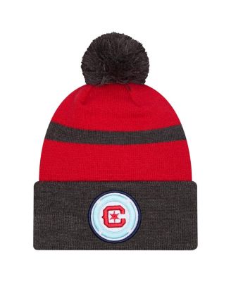 New Era - Men's&nbsp;Black Chicago Fire 2025 Kickoff Cuffed Knit Hat with Pom