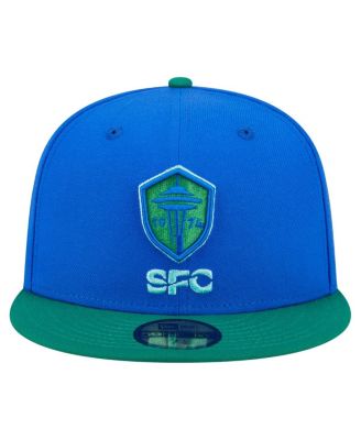 Men's Blue Seattle Sounders FC 2025 Kickoff 59FIFTY Fitted Hat