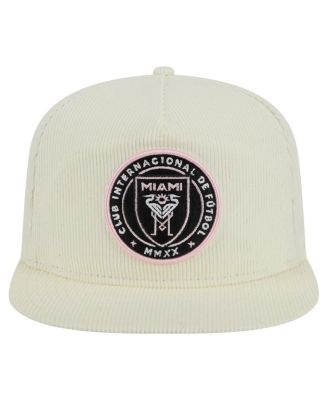 Men's&nbsp;Cream Inter Miami CF 2025 Kickoff Snapback Golfer Hat