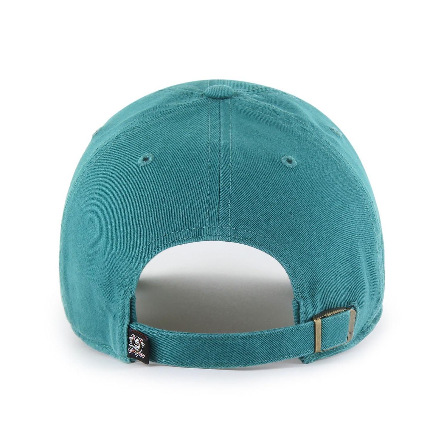 Men's Teal Anaheim Ducks Core Vintage Logo Clean Up Adjustable Hat