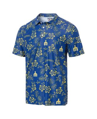 Men's Royal Seattle Mariners Cooperstown Collection Performance Polo Shirt