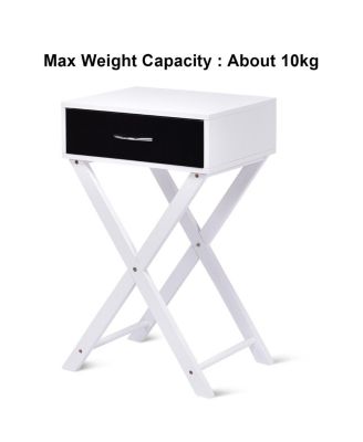 Modern X-Shape Accent Side End Table