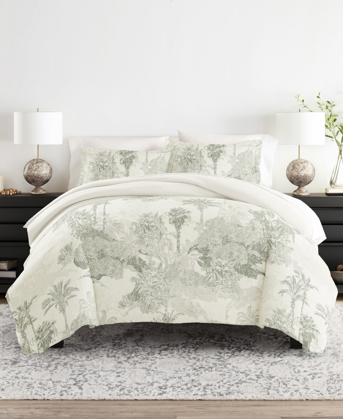 Ienjoy Home Timeless Pattern Reversible 3-pc. Duvet Cover Set, Full/queen