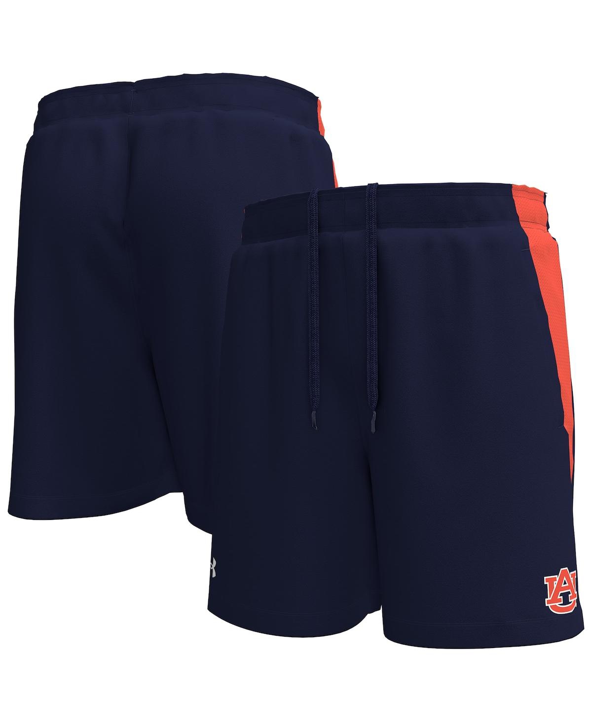 Men's Navy Auburn Tigers Tech Vent Performance Short - Navy