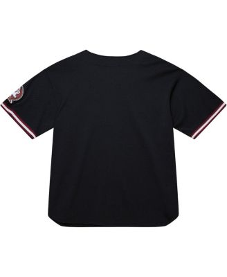 Men's Black Florida State Seminoles On The Clock Full-Button Fashion Jersey