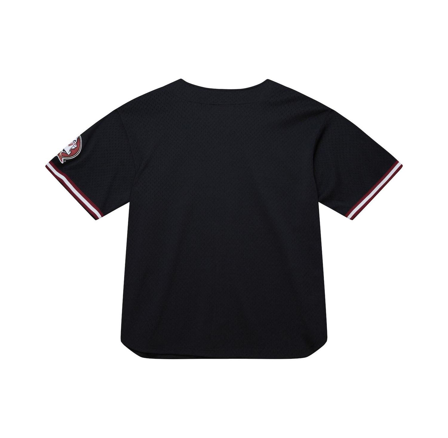 Men's Black Florida State Seminoles On The Clock Full-Button Fashion Jersey