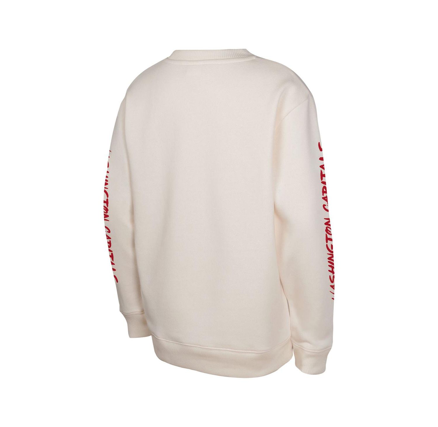 Big Boys and Girls Cream Washington Capitals Star Power Pullover Sweatshirt