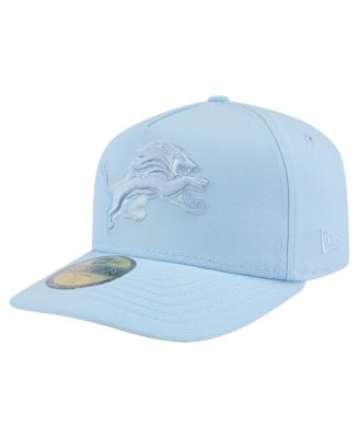 New Era - Men's Light Blue Detroit Lions Color Pack A-Frame 59FIFTY Fitted Hat