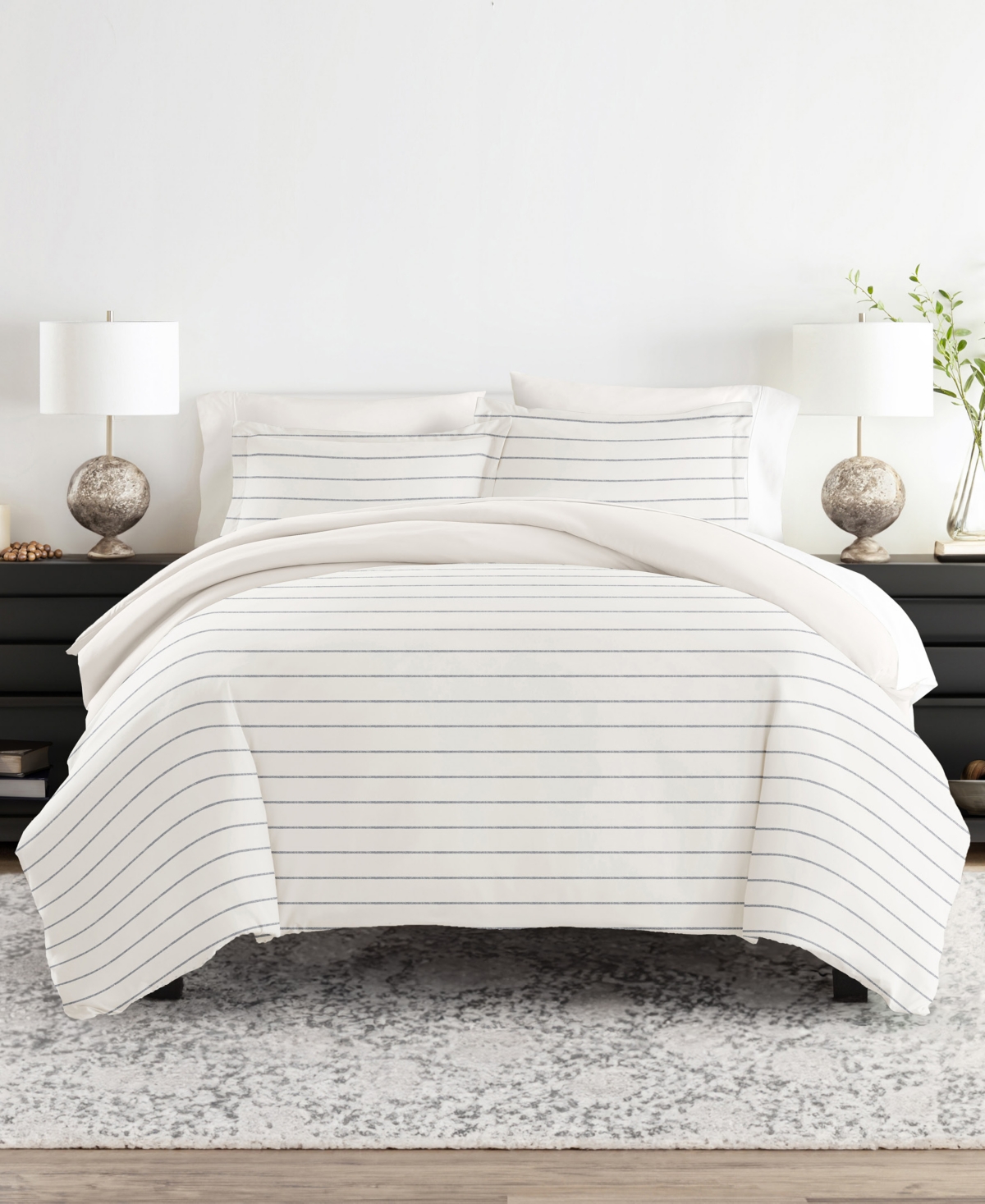 Ienjoy Home Timeless Pattern Reversible 3-pc. Duvet Cover Set, Full/queen