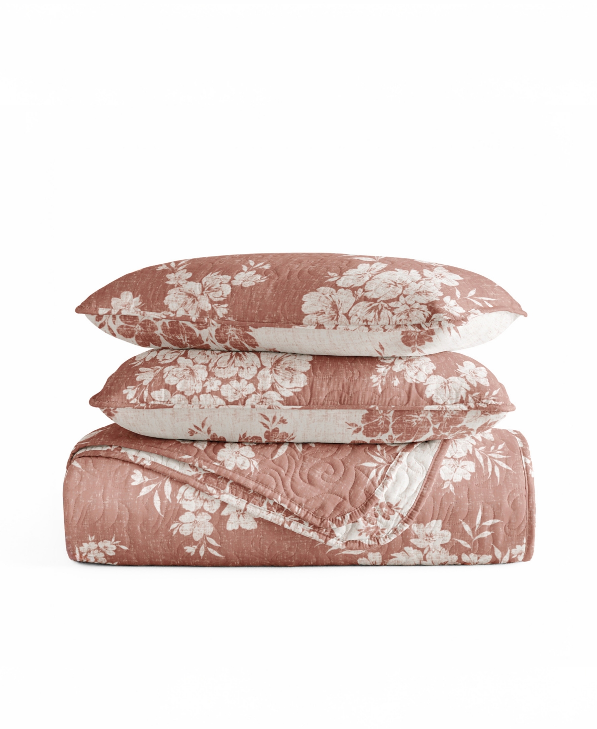 Ienjoy Home Distressed Bouquet Reversible 2-pc. Quilt Set, Twin/twin Xl