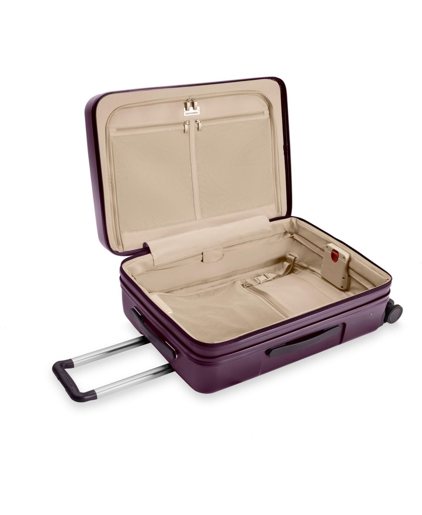 Чемодан Briggs & Riley 27" Sympatico Medium Expandable Spinner, цвет: Сливовый — фото 2