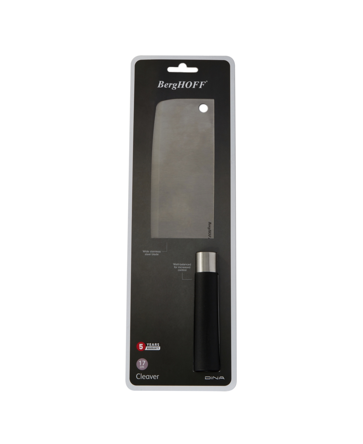 Berghoff Dina Codon 6.75" Cleaver In Black