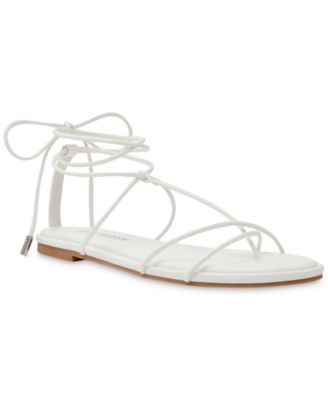Steve Madden - Women's Myrtle Lace-Up Flat Sandals