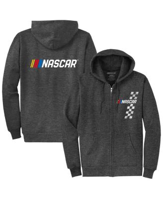 NASCAR Classics - Men's Heather Charcoal Full-Zip Hoodie