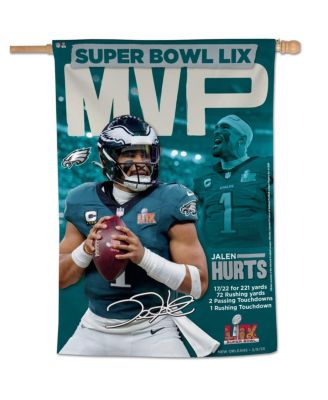 Wincraft - Jalen Hurts Philadelphia Eagles Super Bowl LIX MVP 28" x 40" Single-Sided Vertical Banner