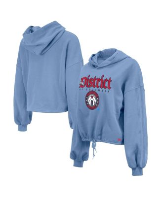 New Era - Women's Powder Blue Washington Wizards 2024/25 City Edition Cropped Pullover Hoodie