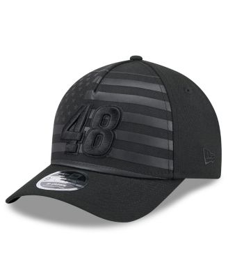 New Era - Men's Black Alex Bowman American Flag 9FORTY M-Crown A-Frame Adjustable Hat