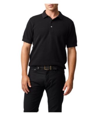 Men's Masons Flat Knit Polo Shirt