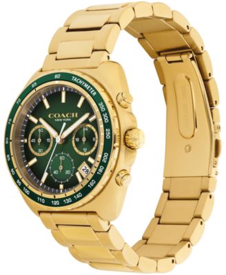 COACH ゴールド (2点) COACH Men's Charter Two-Tone Stainless-Steel Bracelet Watch