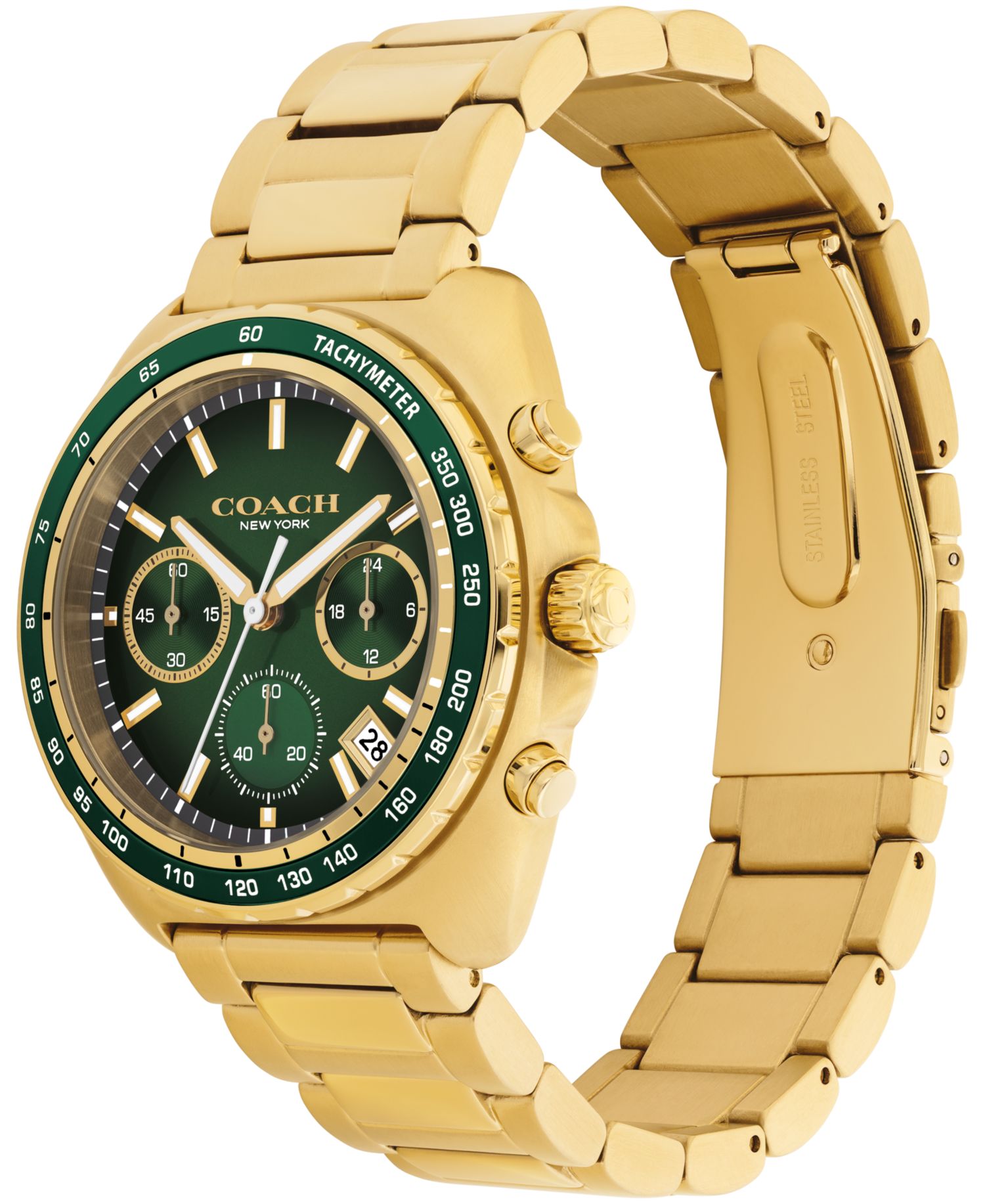 Men's Charter Two-Tone Stainless-Steel Bracelet Watch, 39mm