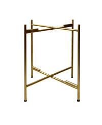 High Round Side Table – 2-Tier Design with Sturdy Iron Frame