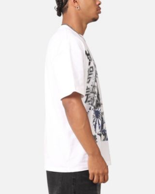 Men's Anti Intelligence Drop T-Shirt, White, M