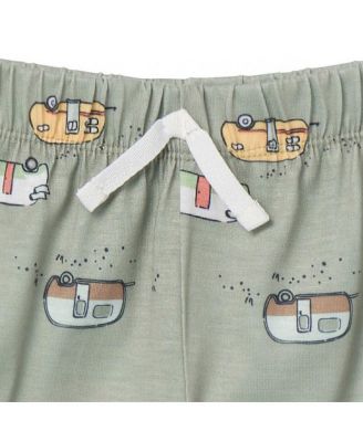 Toddler Boys 2-Piece Comfy Long Sleeve Top and Pajama Pant Set