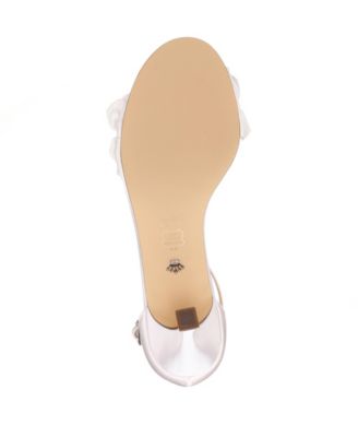 Women's Lisa Mid Heel with Ruffle Sandal 