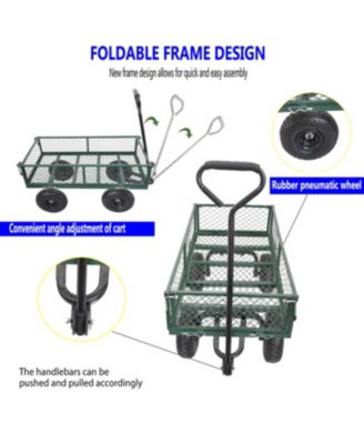 Cart Garden cart trucks make it easier to transport firewood