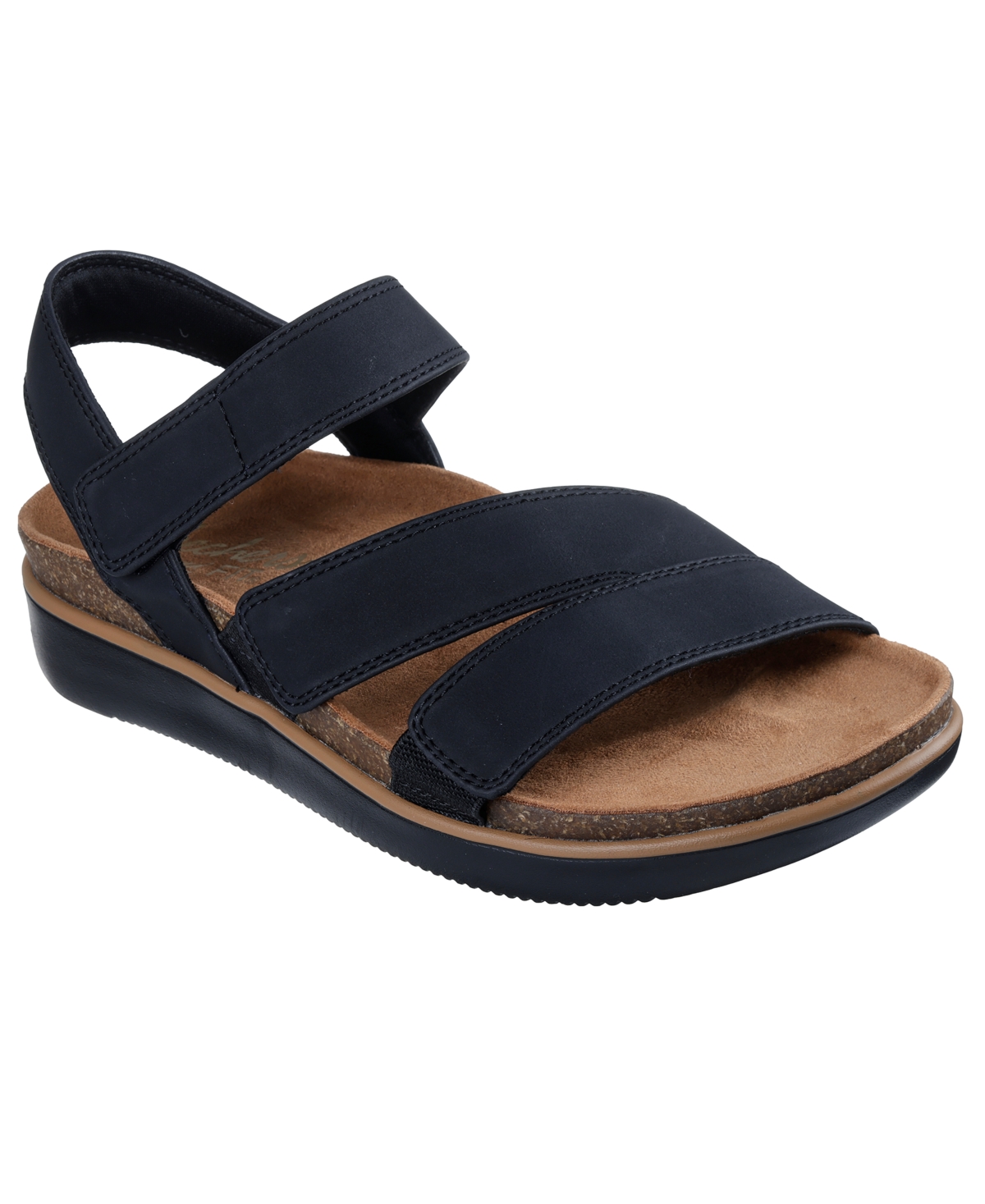 Women's Lifted Comfort Sandals from Finish Line - Black