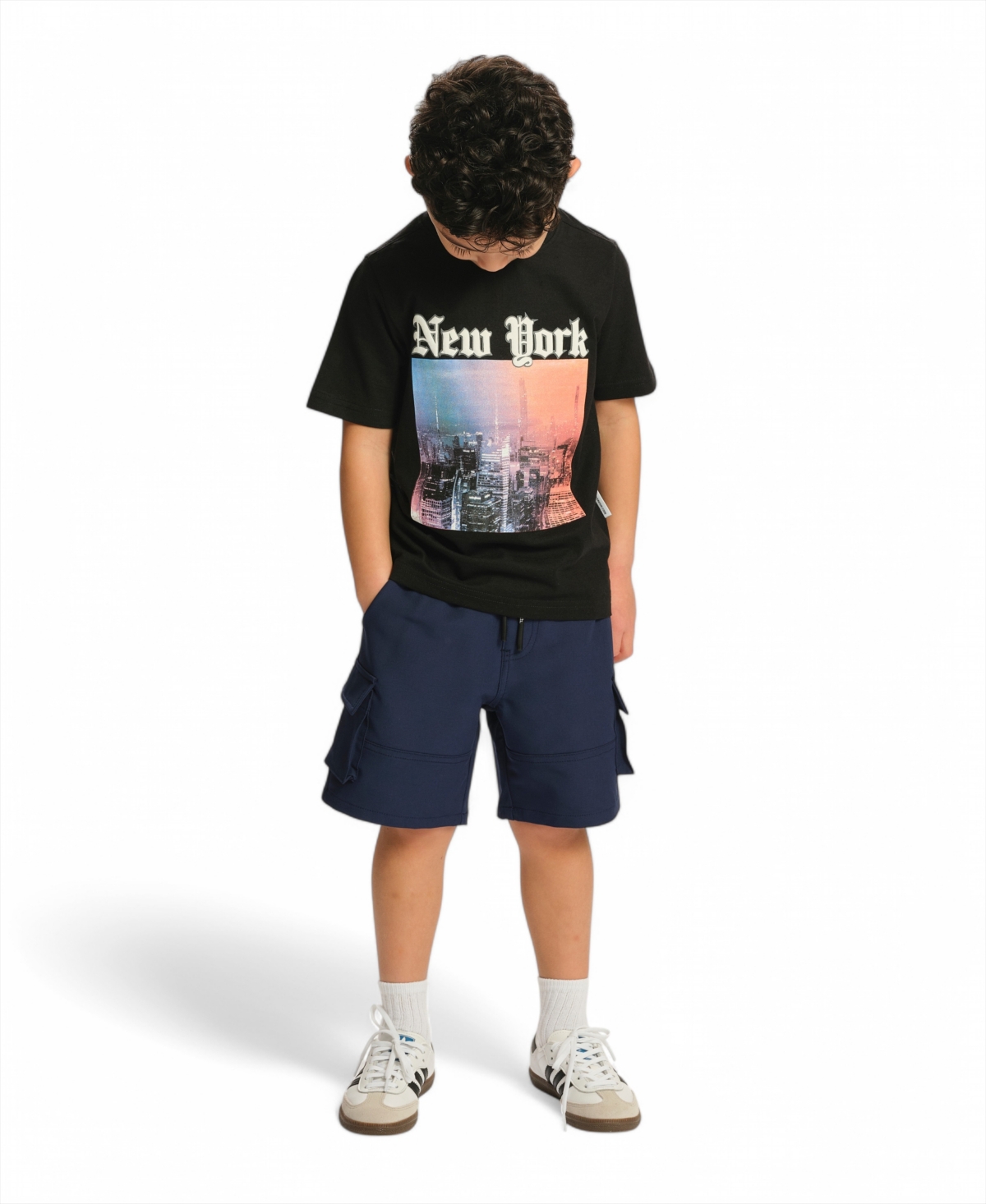 Shop Sovereign Code Little And Big Boys Short Sleeve T-shirt In Black